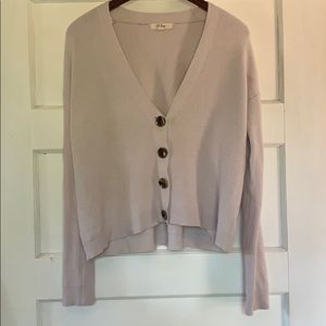 Light Grey Button up Cardigan